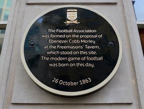 FA tribute plaque to Morley