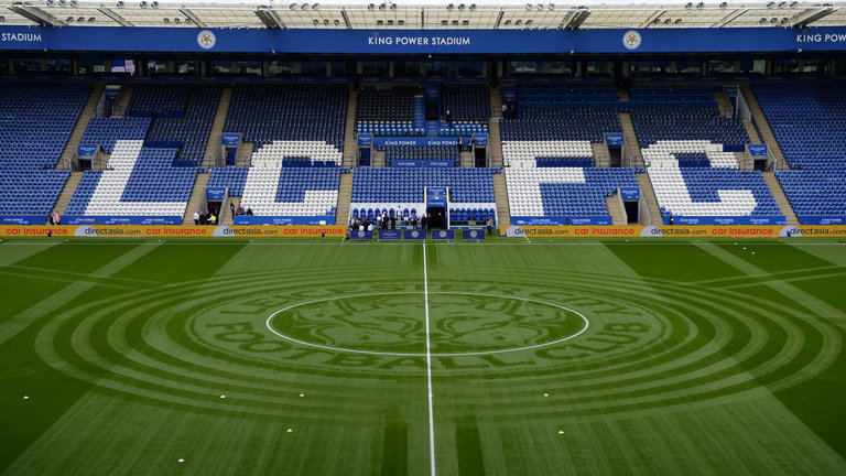 Leicester Football Ground by John Ledwidge