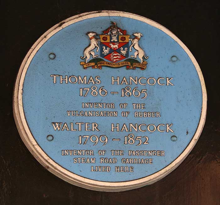 Thomas Hancock Plaque for the vulcanisation of rubber