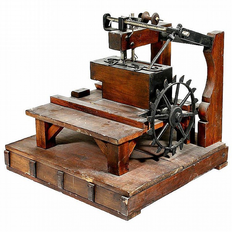 Made up in Britain: Sewing Machine : Thomas Saint 1790