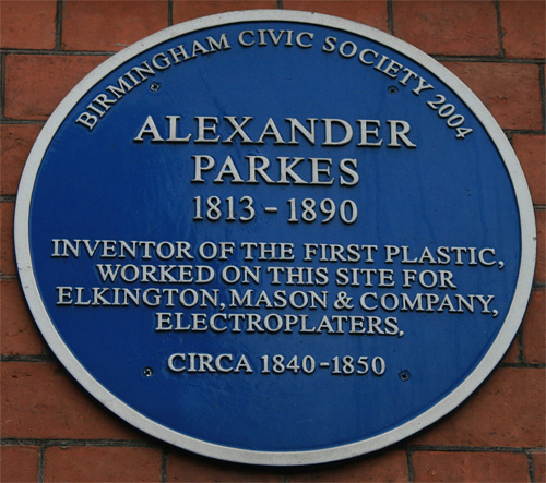 Blue plaque on the old Birmingham Science Museum