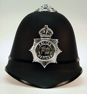 British 'Bobby' custodian helmet