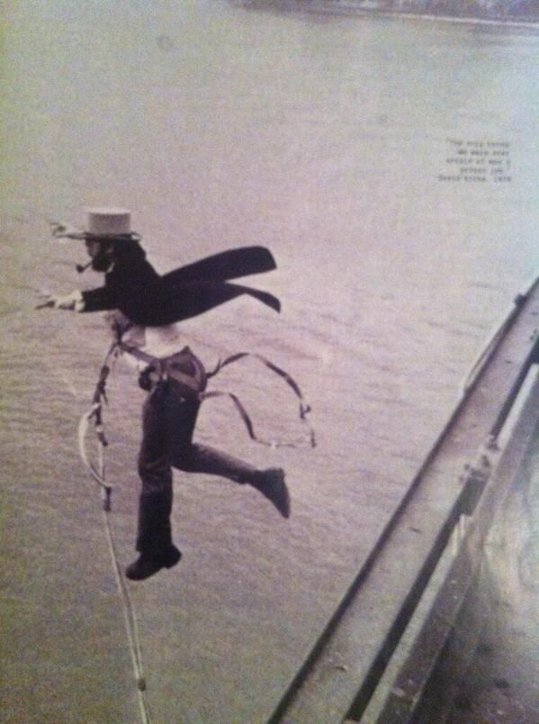 First Bungee jump 1979