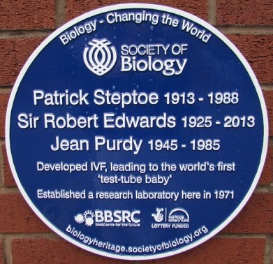 IVF Blue Plaque