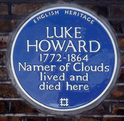 Luke Howard plaque 7 Bruce Grove, Tottenham