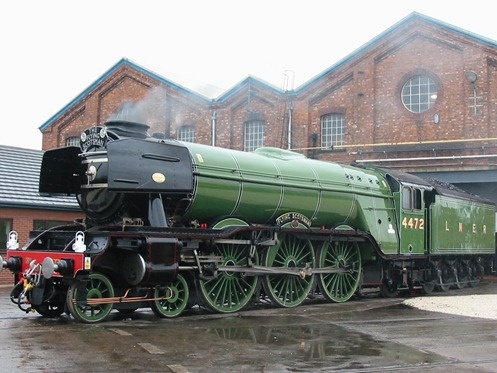 The Flying Scotsman. First 100mph train