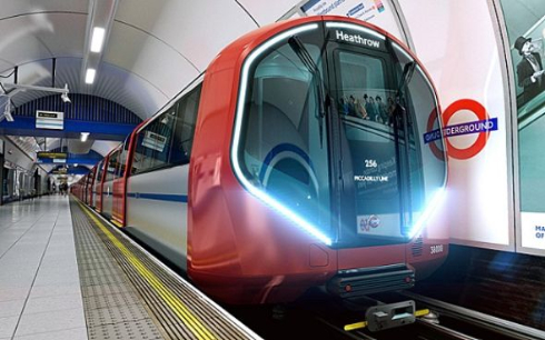 Modern Tube Train