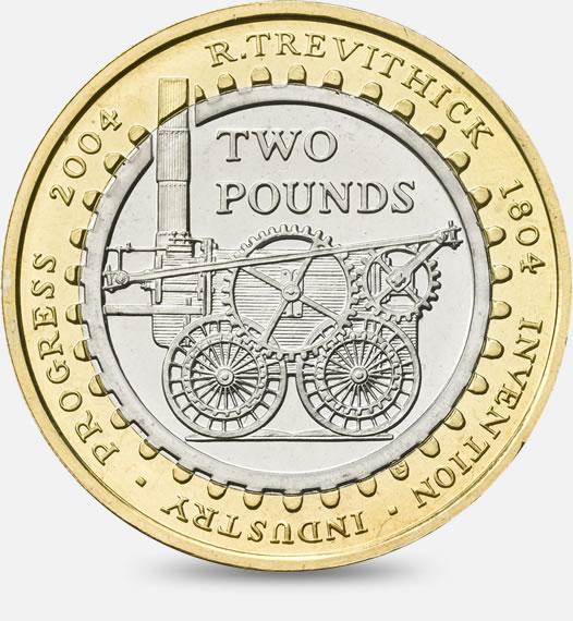 Trevithick 200 years Coin