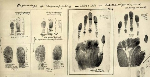 Sir William Herschel finger prints