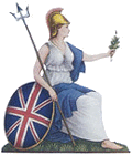 The emblem of Rule Britannia